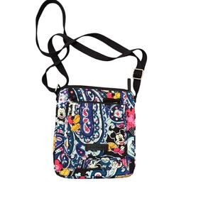 Vera Bradley Disney Parks Whimsical Pattern Paisley Mini Hipster Crossbody Bag